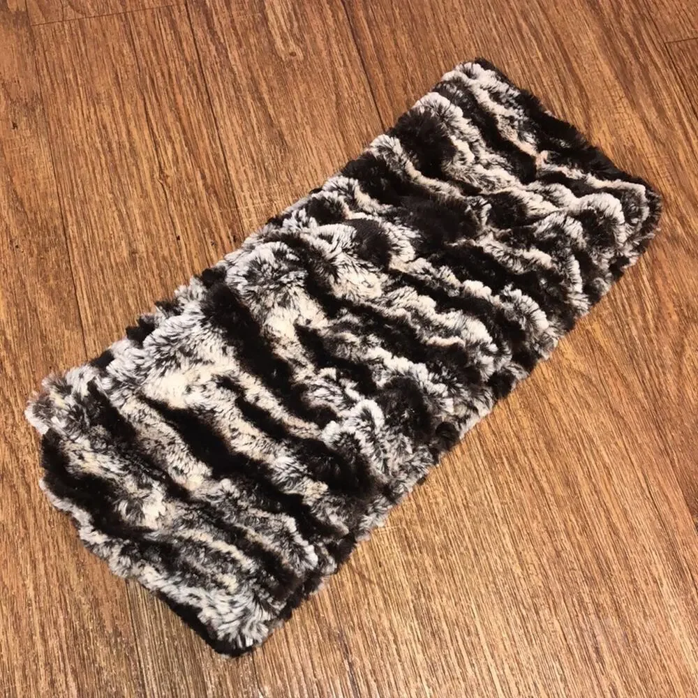 Animal Print Brown and Tan Infinity Scarf